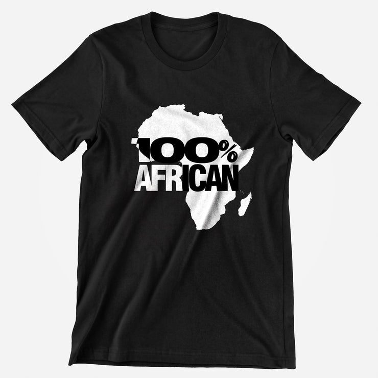 100% African ( Eco-friendly) black T-shirt