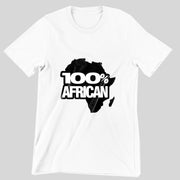 100% African White (Eco-friendly) T-Shirt