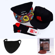 KEEXS Tribe Kit - 1 Snapback hat, 3 socks, 3 no-tie laces